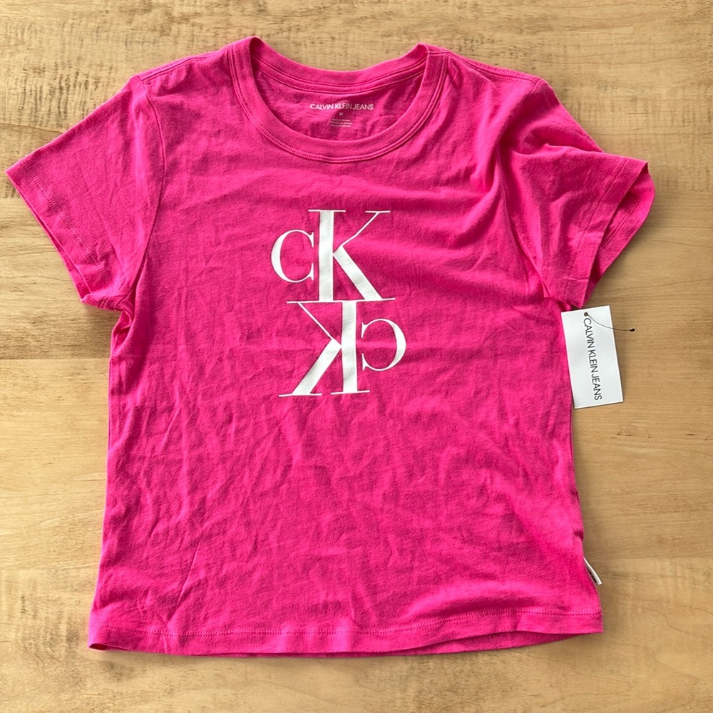 Pink Calvin Klein T-shirt
